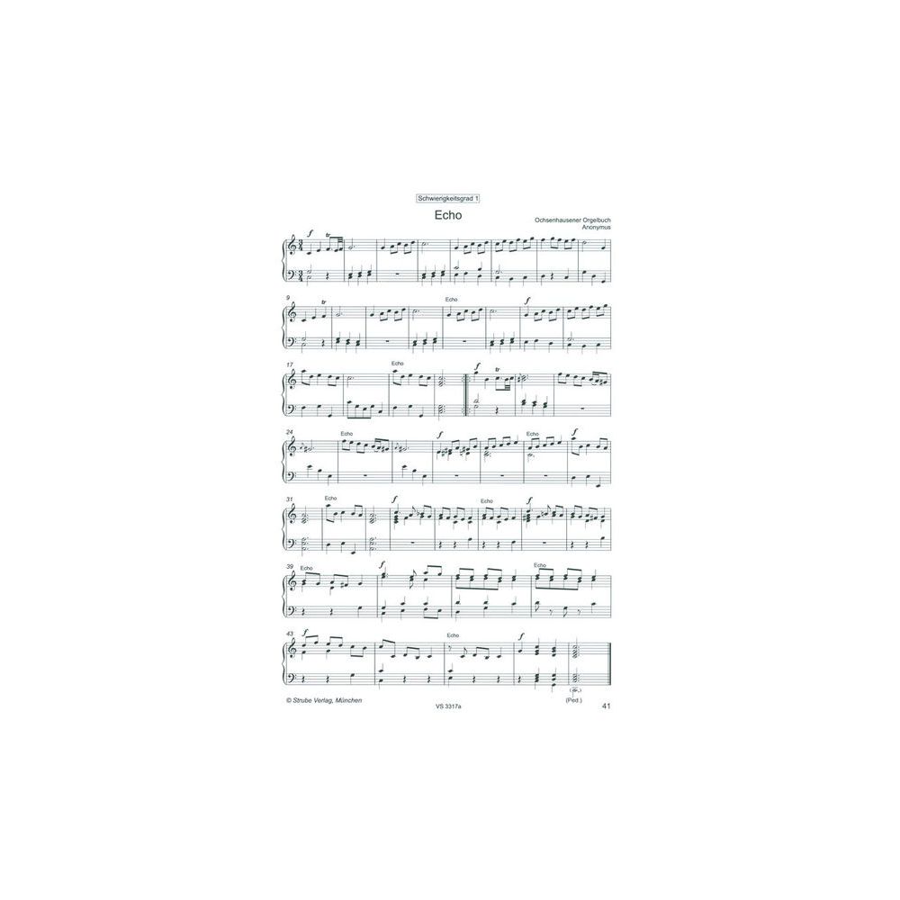Strube Verlag Orgel spielen mit Hand und Fuß – Thomann Ireland
