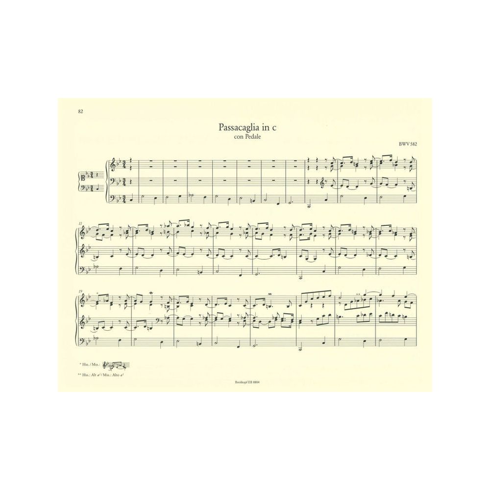 Breitkopf & Härtel Bach Sämtliche Orgelwerke 4 – Thomann Ireland