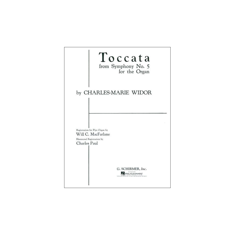 G. Schirmer Widor Toccata Symphony No.5 – Thomann Ireland