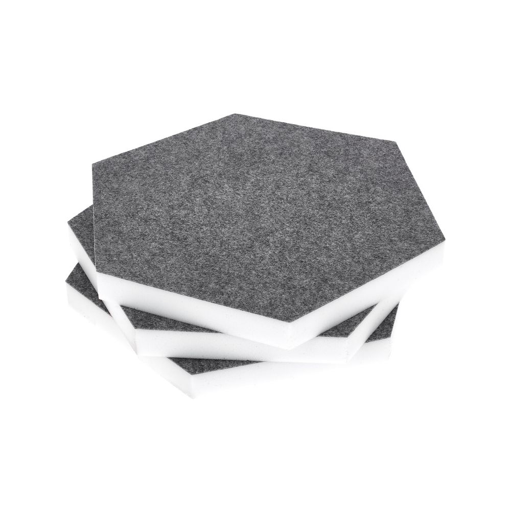 t.akustik Hexagon Melamine Grey 25 – Thomann Ireland
