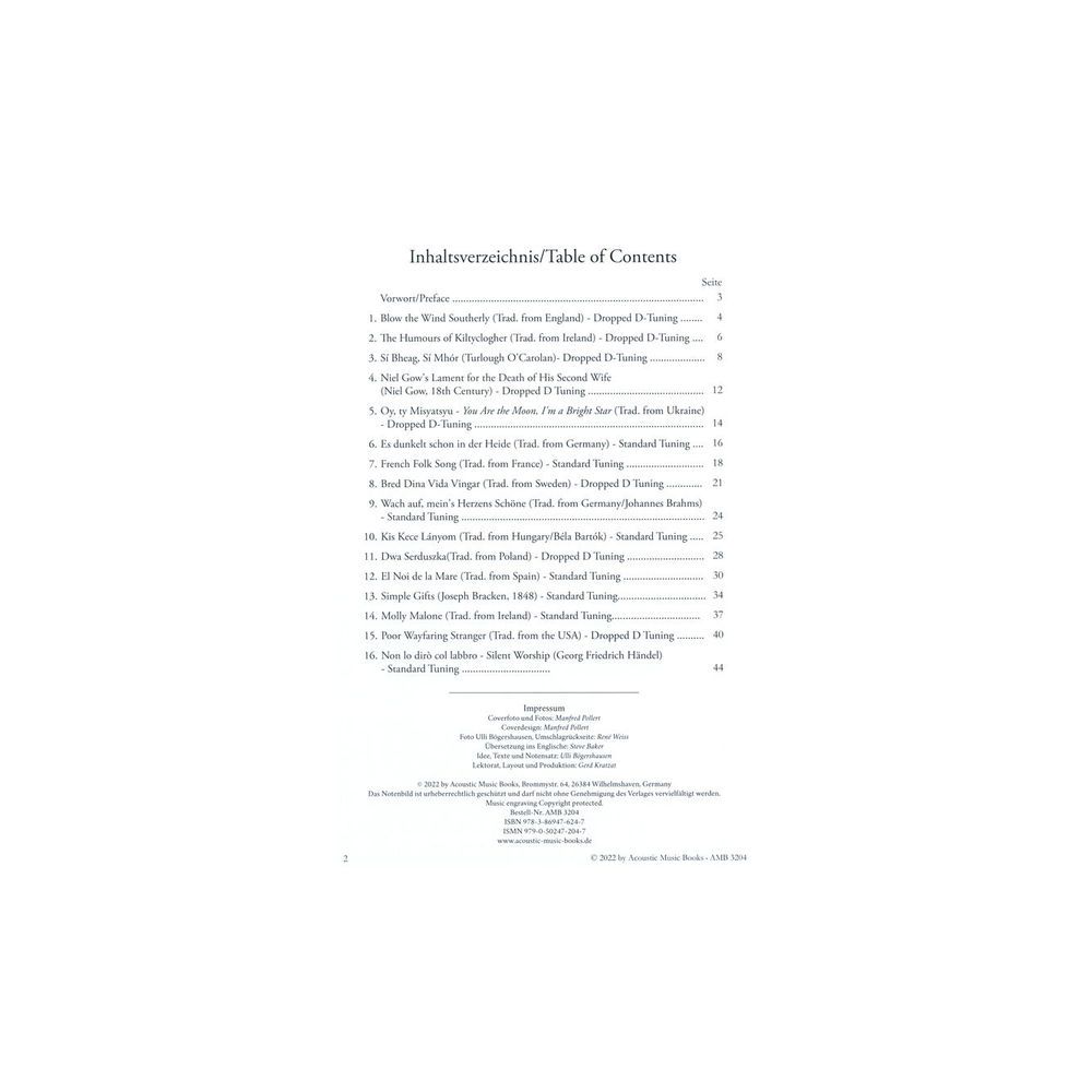 Acoustic Music Books Folk Jewels Fingerstyle Guitar – Thomann Ireland