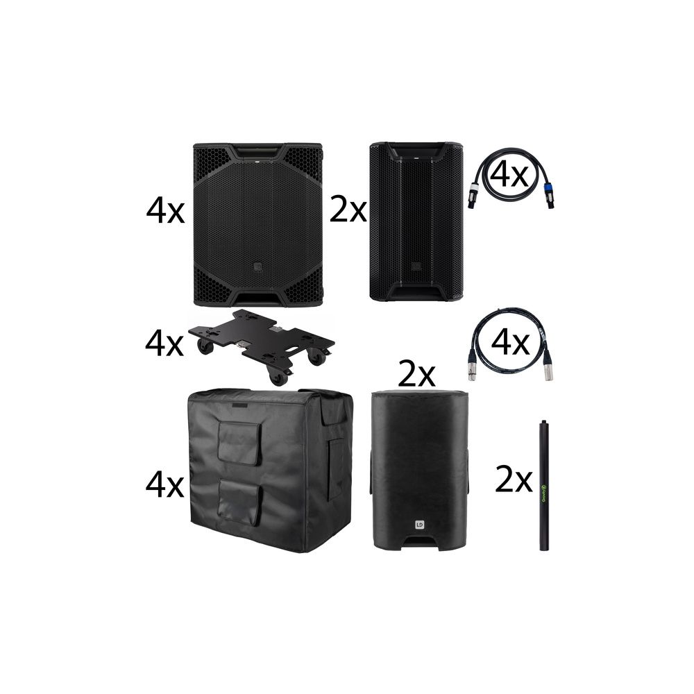 LD Systems ICOA Pro 12A/21A HighPower Set – Thomann Ireland