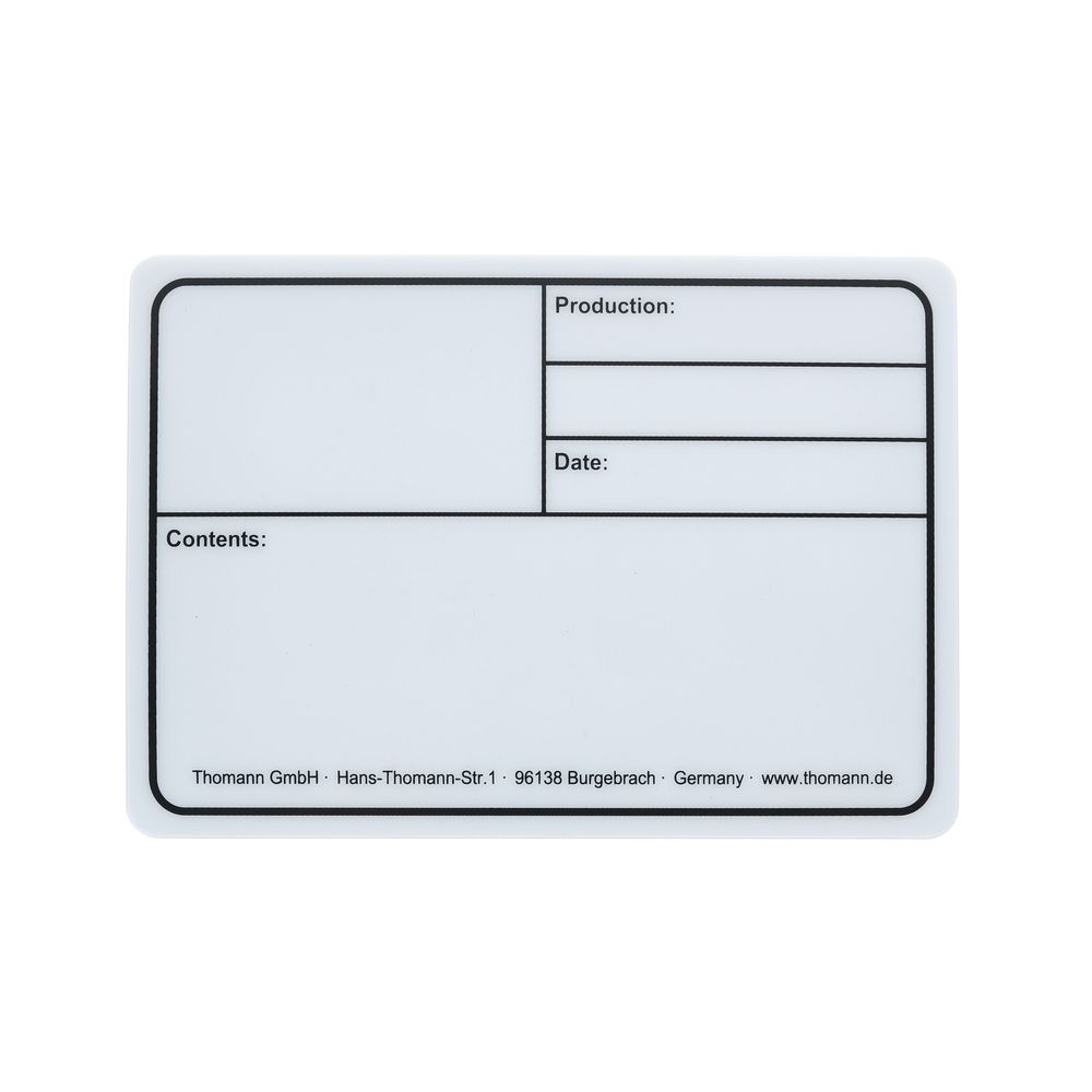 Stairville Tourlabel 177x127mm White – Thomann Ireland