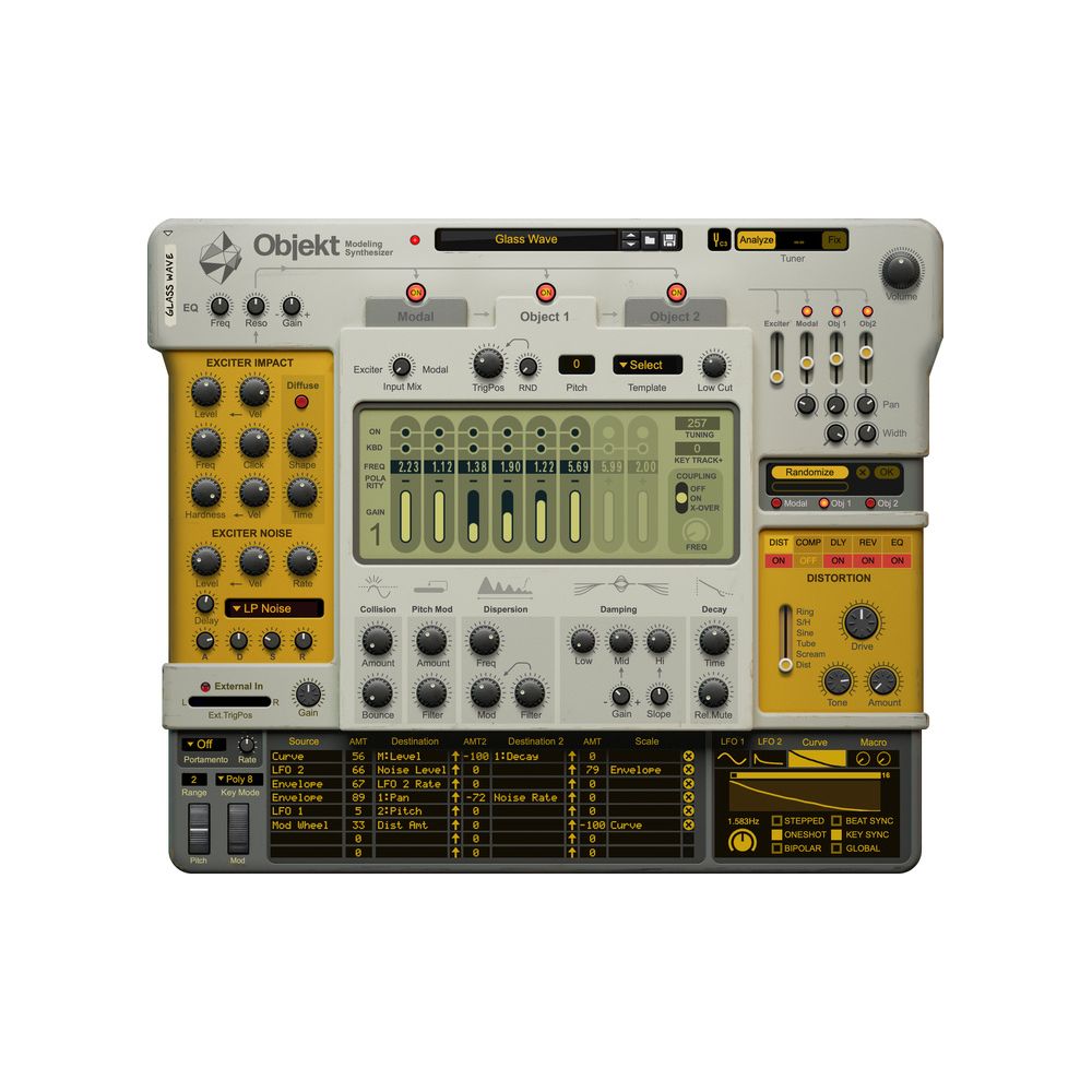 Reason Studios Objekt Physical Modeling Synth – Thomann Ireland