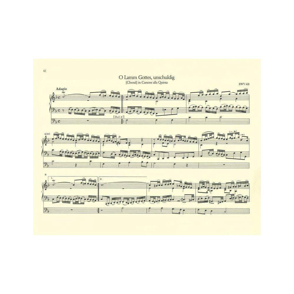 Breitkopf & Härtel Bach Orgelbüchlein – Thomann Ireland