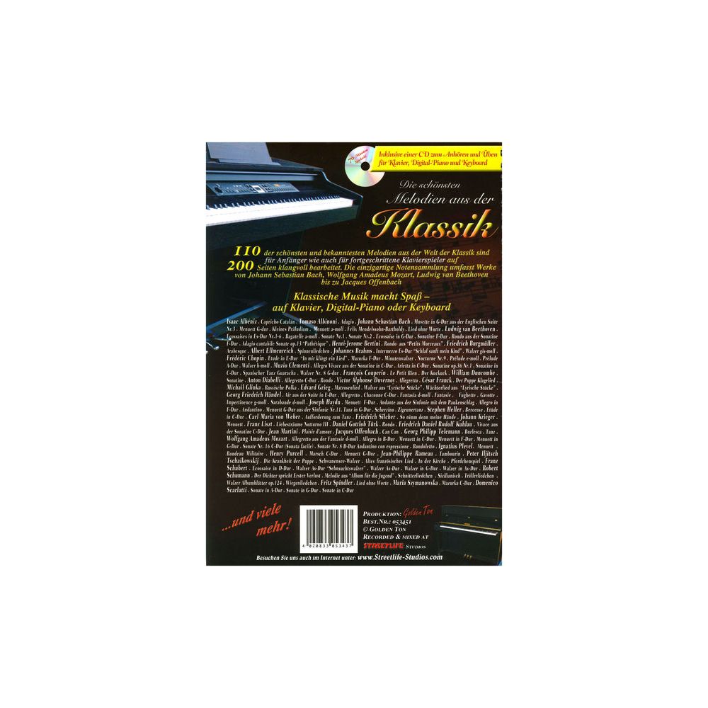 Streetlife Music Schönsten Melodien Klassik 2 – Thomann Ireland