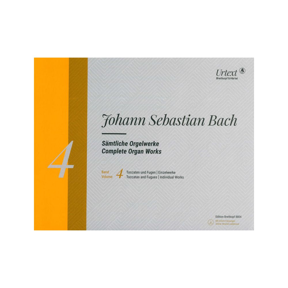 Breitkopf & Härtel Bach Sämtliche Orgelwerke 4 – Thomann Ireland