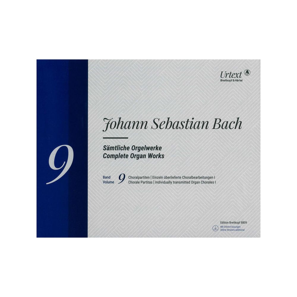 Breitkopf & Härtel Bach Sämtliche Orgelwerke – Thomann Ireland