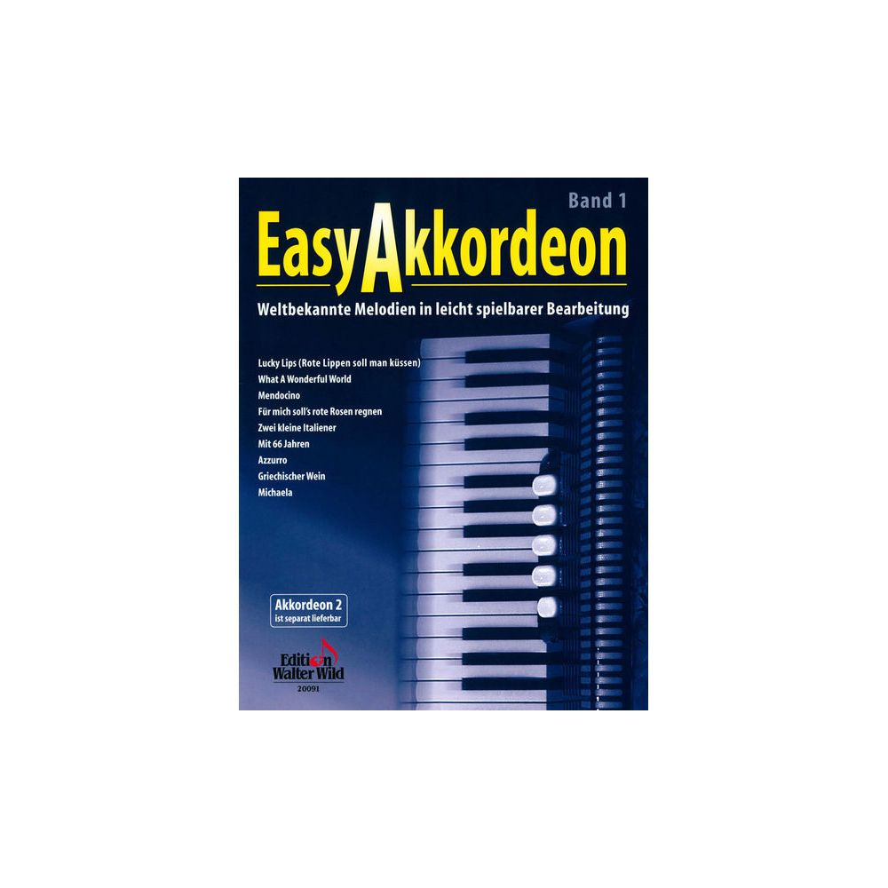 Edition Walter Wild Easy Akkordeon 1 – Thomann Ireland