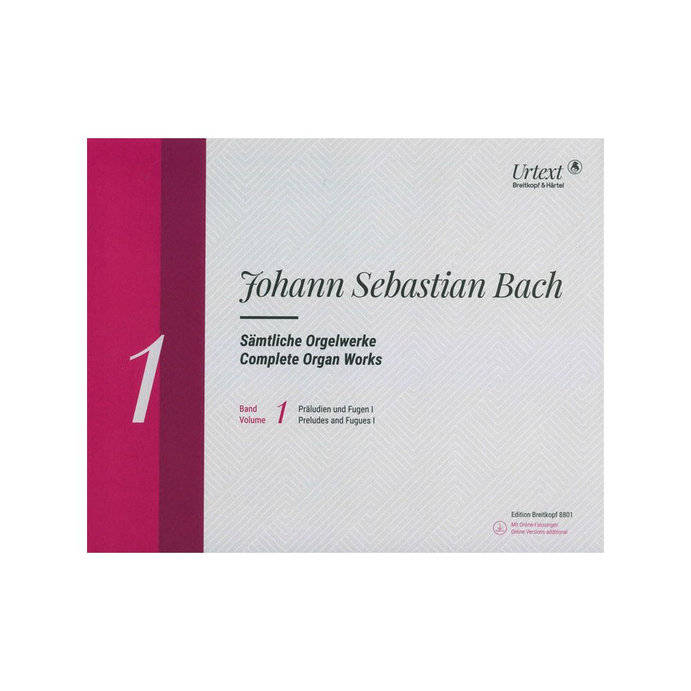 Breitkopf & Härtel Bach Sämtliche Orgelwerke – Thomann Ireland
