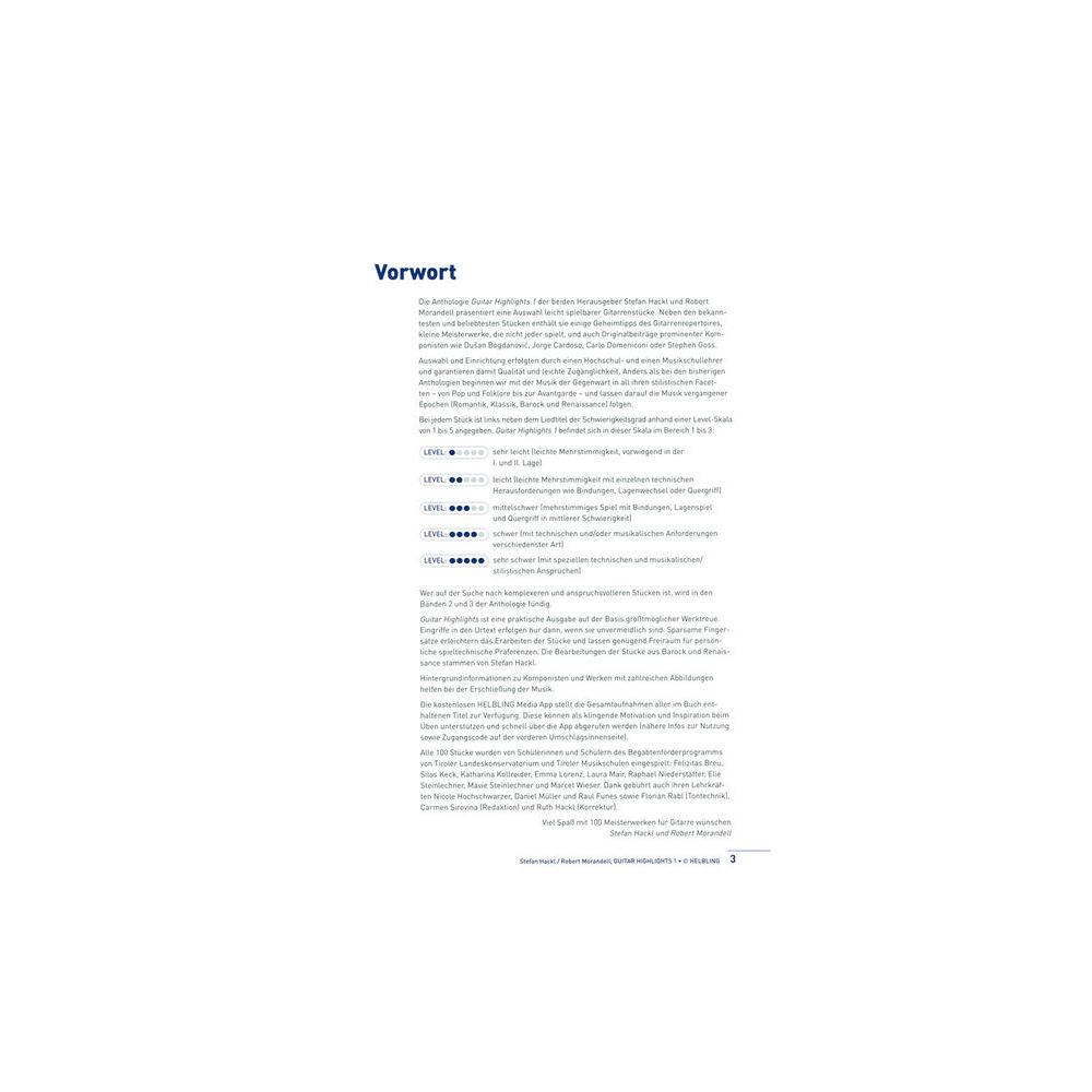 Helbling Verlag Guitar Highlights 1 – Thomann Ireland