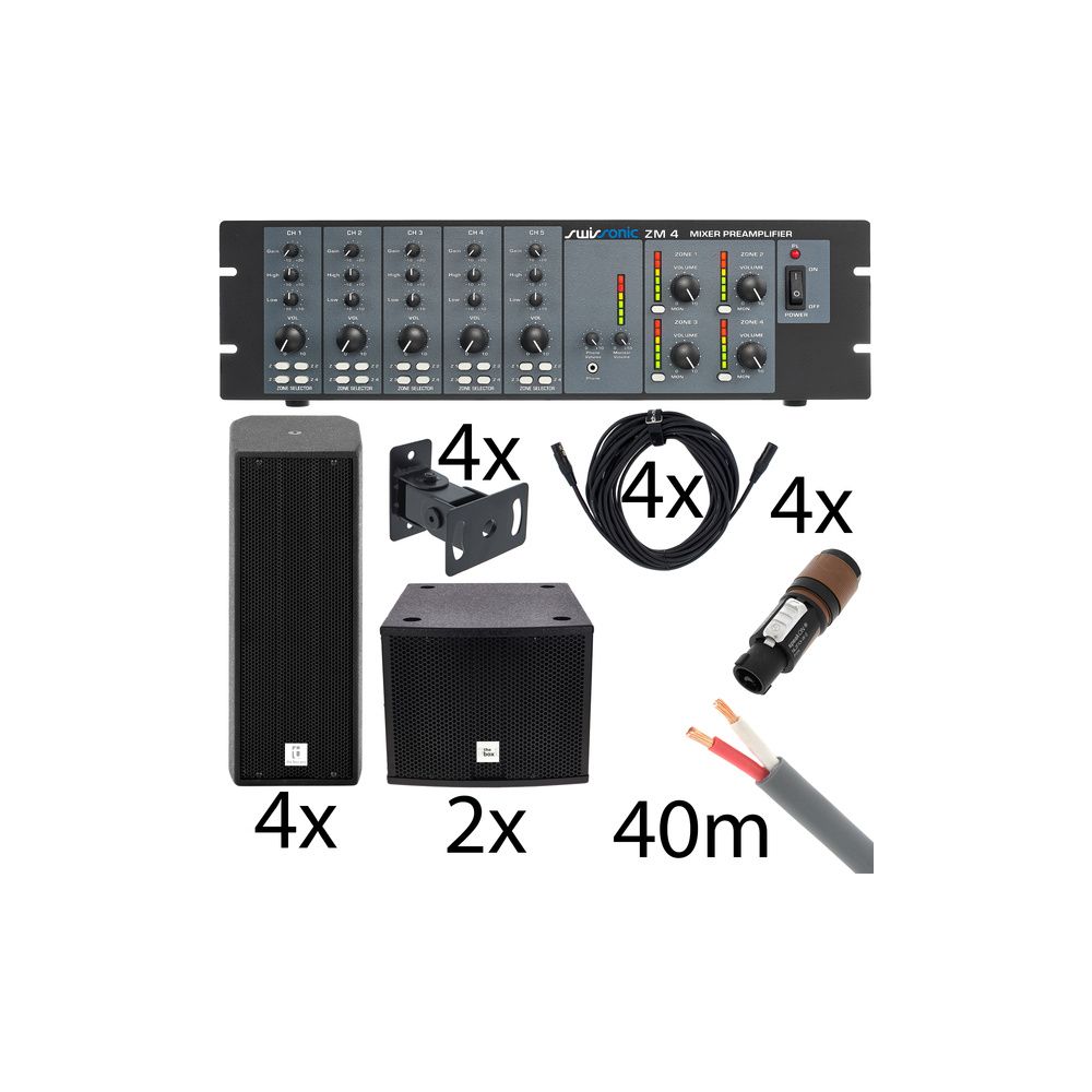 the box pro 2room Lounge Bundle M black – Thomann Ireland