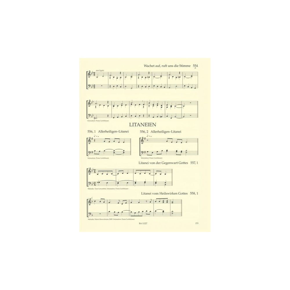Bärenreiter Intonationen zum Gotteslob – Thomann Ireland