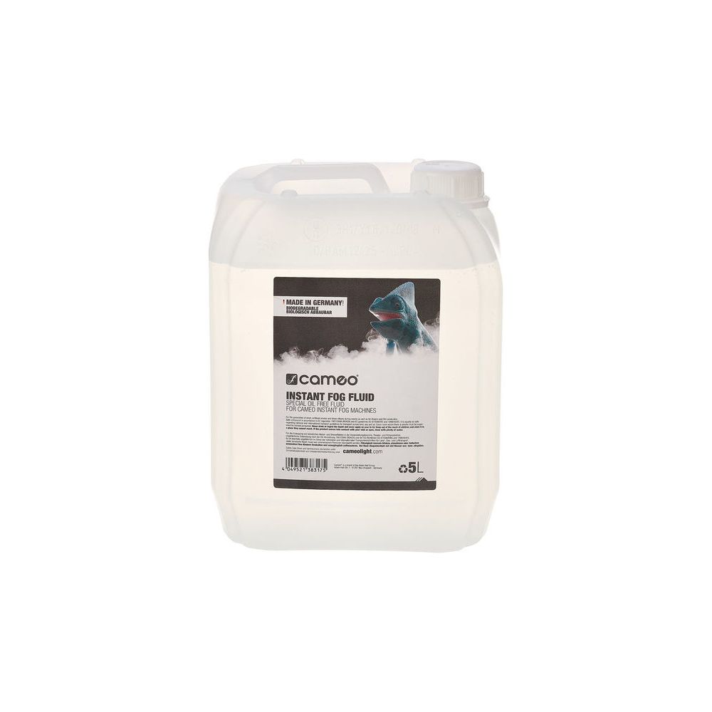 Cameo Instant Fog Fluid 5L – Thomann Ireland