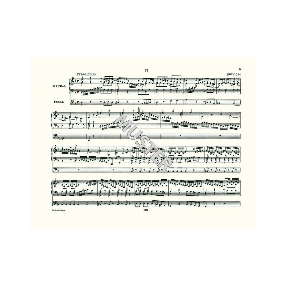 Edition Peters Bach Acht Präludien und Fugen – Thomann Ireland