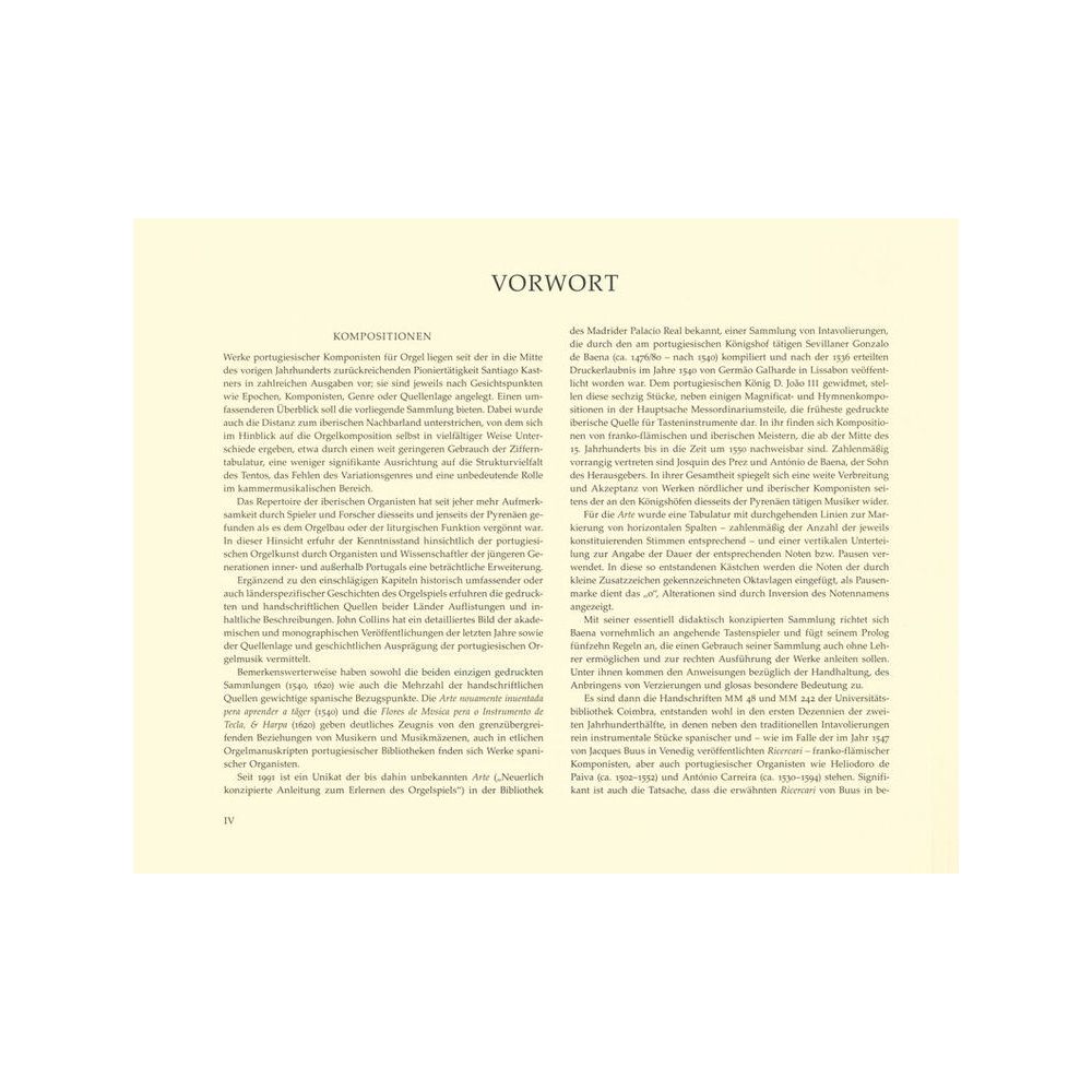 Bärenreiter Portugiesische Orgelmusik – Thomann Ireland