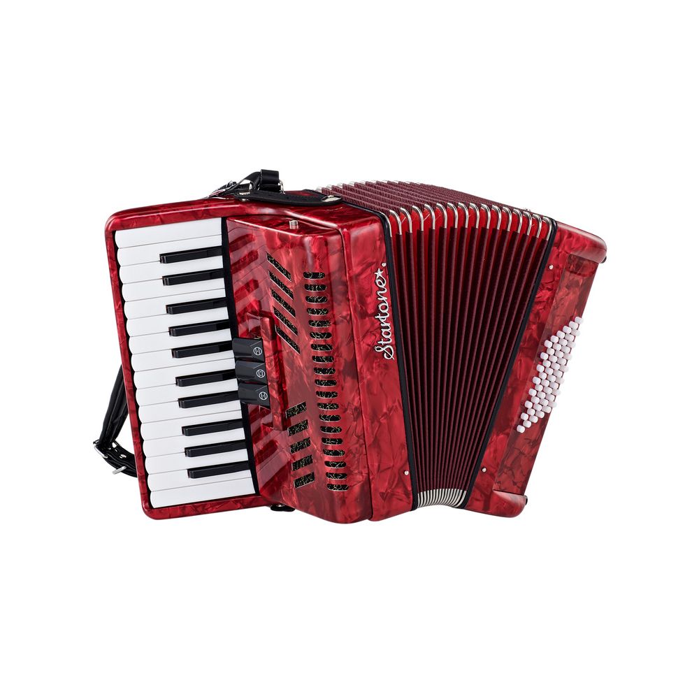 Startone Piano Accordion 48 Red MKII – Thomann Ireland