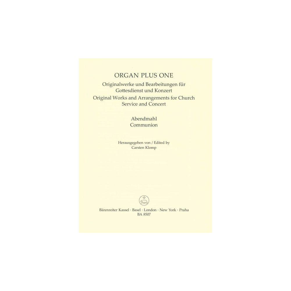 Bärenreiter Organ Plus One Abendmahl – Thomann Ireland