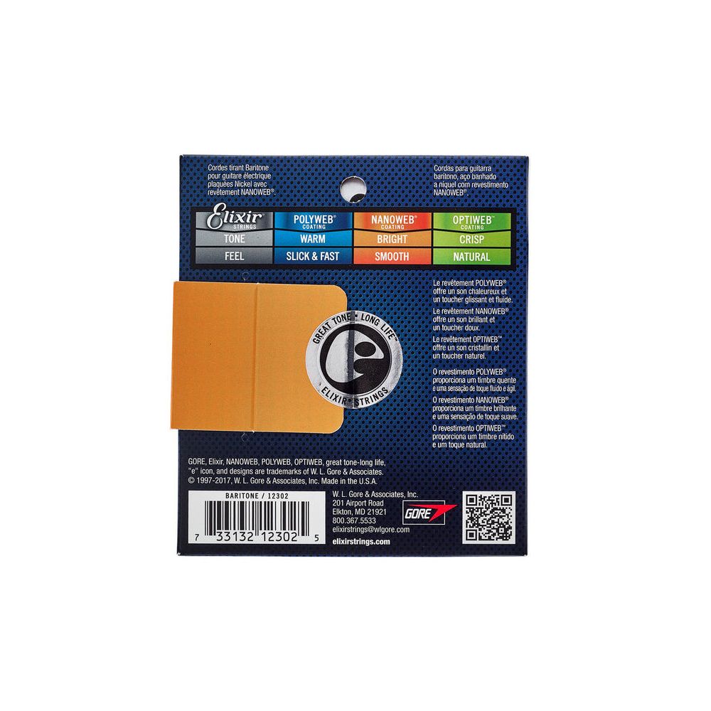 Elixir Nanoweb Baritone – Thomann Ireland