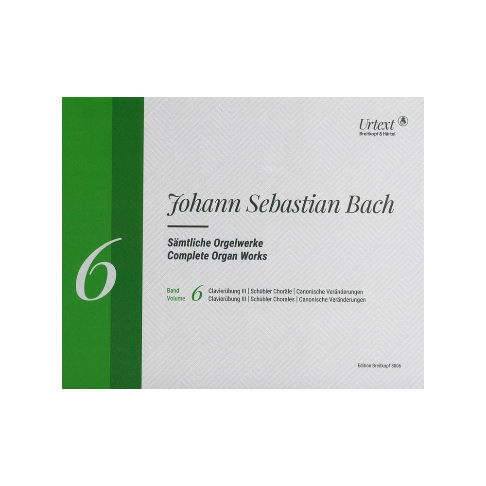Breitkopf & Härtel Bach Sämtliche Orgelwerke – Thomann Ireland