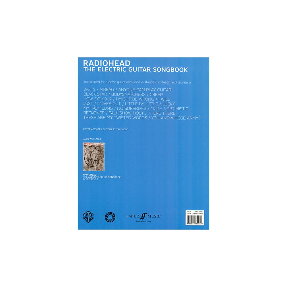 Faber Music Radiohead Guitar Songbook – Thomann Ireland