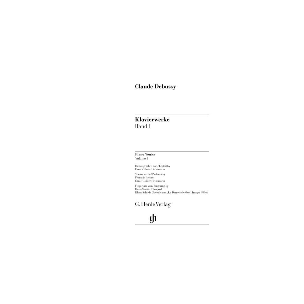 Henle Verlag Debussy Klavierwerke 1 – Thomann Ireland