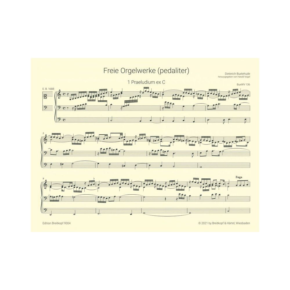 Breitkopf & Härtel Buxtehude Orgelwerke Set 1 – Thomann Ireland