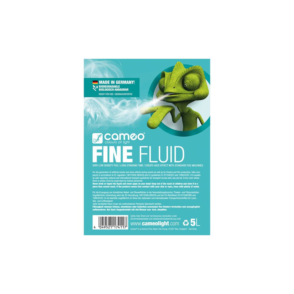 Cameo Fine Fluid 5L – Thomann Ireland