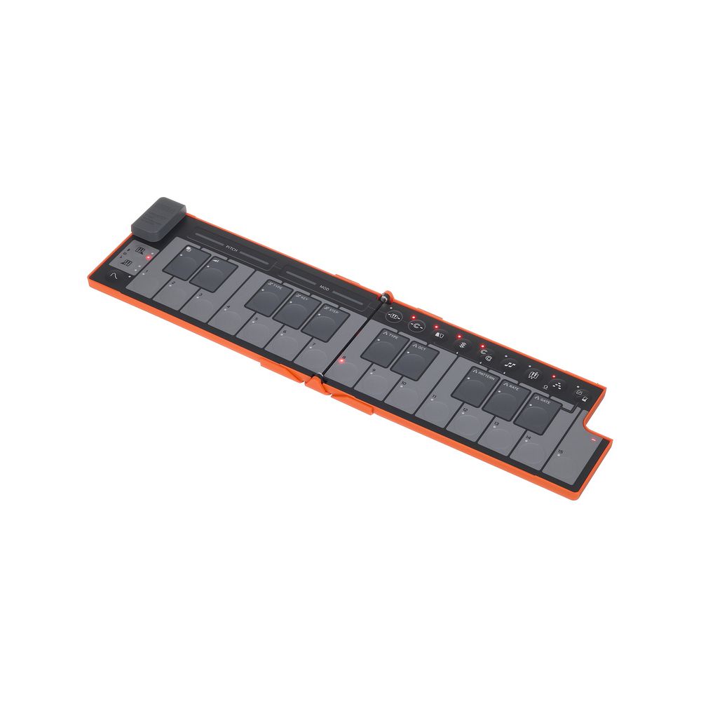Korg nanoKEY Fold Lava Orange – Thomann Ireland