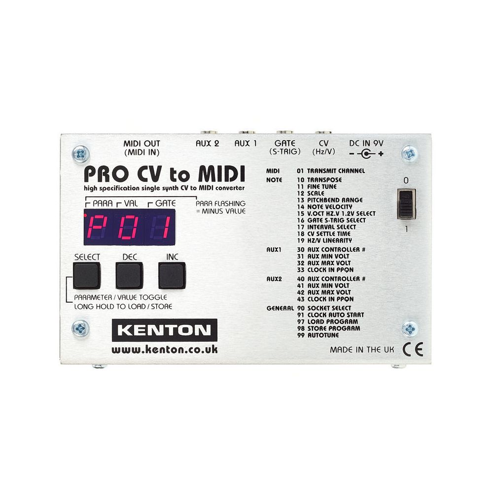 Kenton Pro CV to MIDI – Thomann Ireland