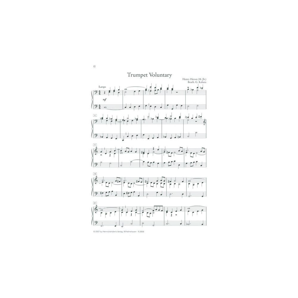 Heinrichshofen Verlag Altenglische Orgelmusik – Thomann Ireland