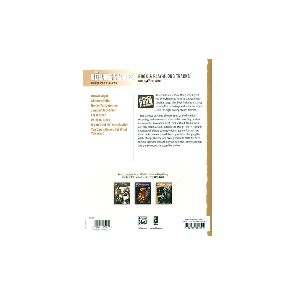 Alfred Music Publishing Rolling Stones Drum Play