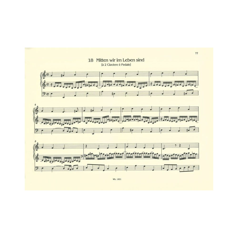 Breitkopf & Härtel Krebs Orgelwerke III – Thomann Ireland
