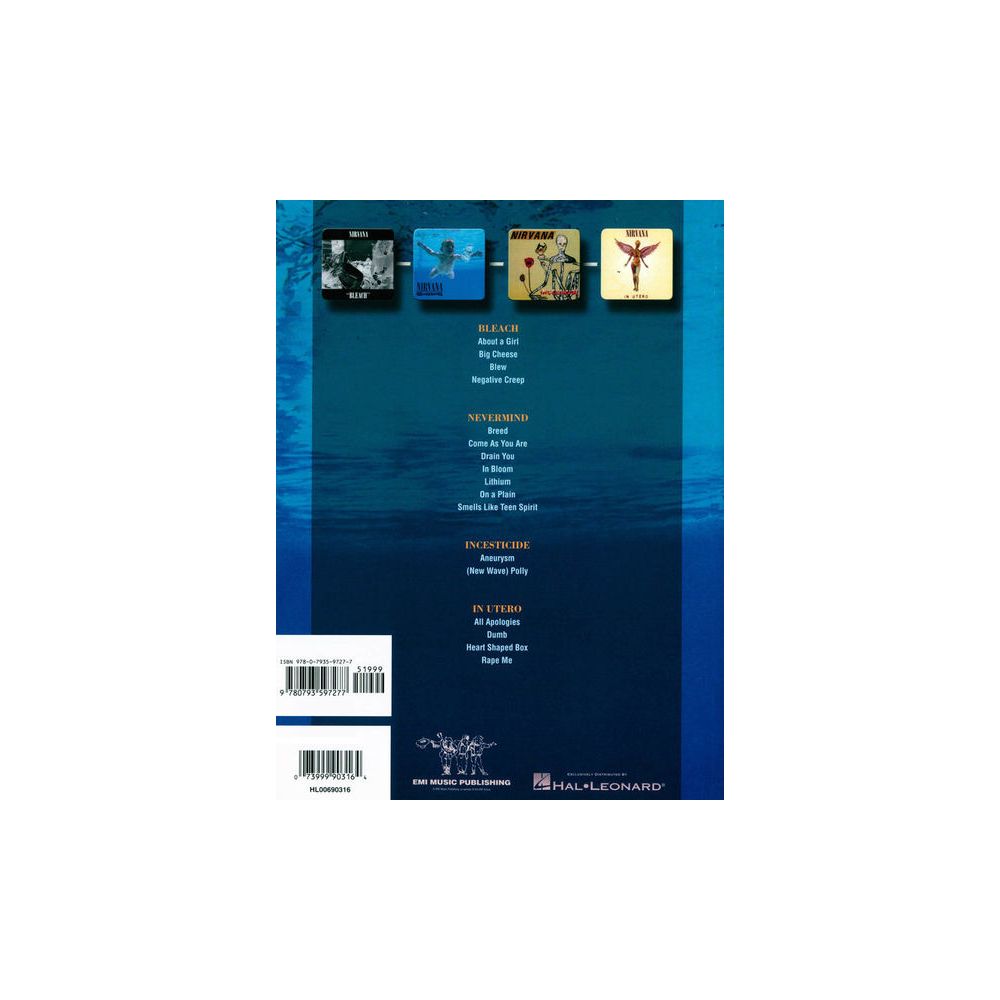 Hal Leonard Nirvana Drum Collection – Thomann Ireland