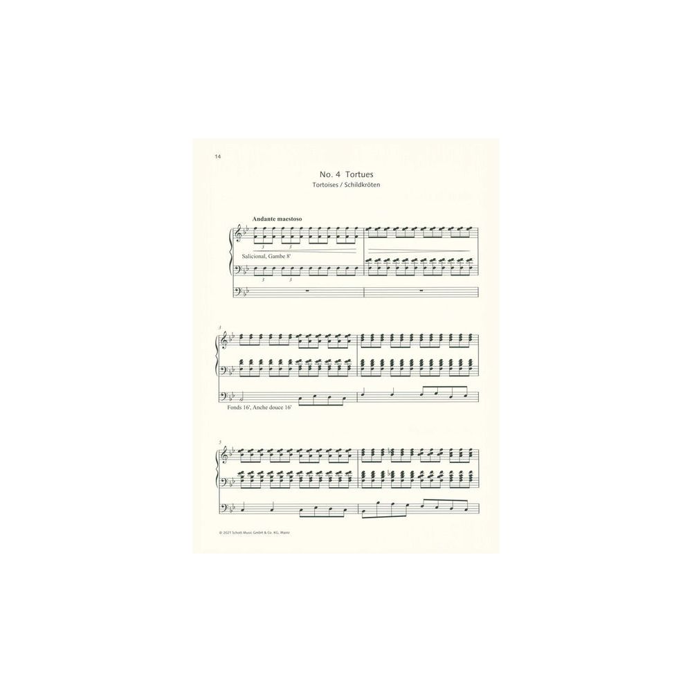 Schott Der Karneval der Tiere Orgel – Thomann Ireland