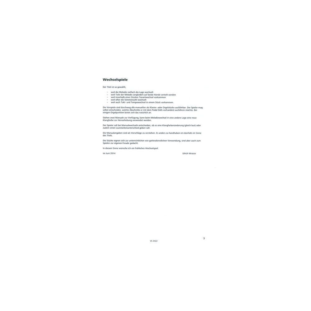 Strube Verlag Wechselspiele – Thomann Ireland
