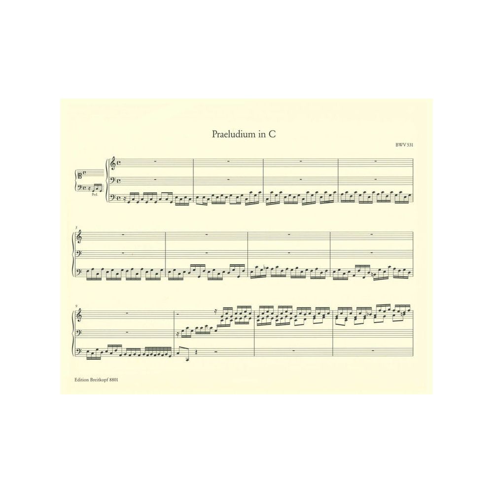 Breitkopf & Härtel Bach Sämtliche Orgelwerke – Thomann Ireland