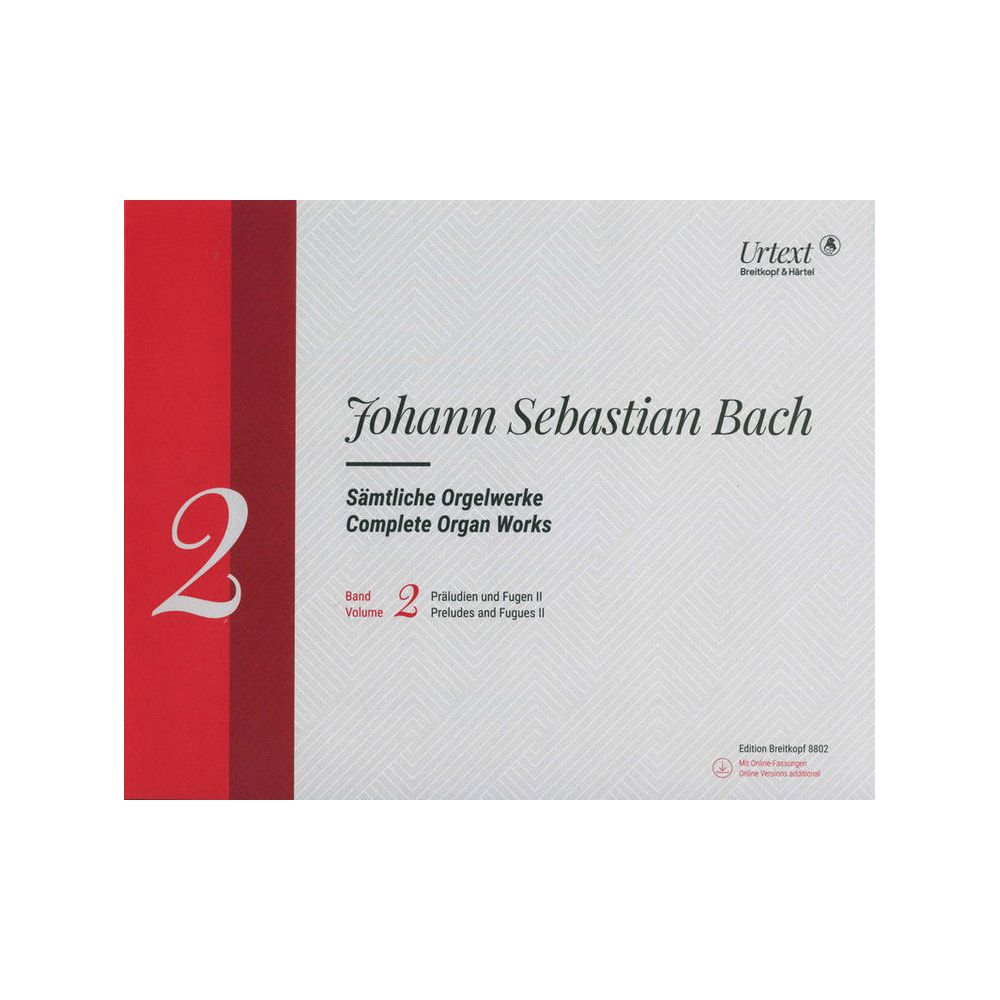 Breitkopf & Härtel Bach Sämtliche Orgelwerke – Thomann Ireland
