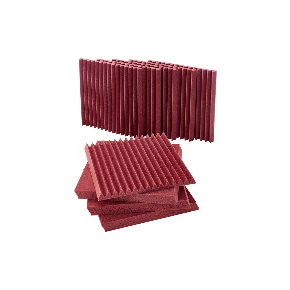 Auralex Acoustics 2" Studiofoam Wedges Burgundy – Thomann Ireland
