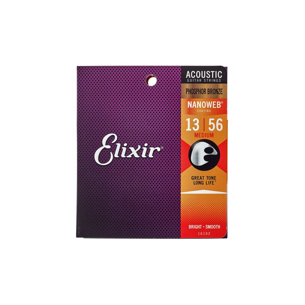 Elixir Nanoweb Medium Phosphor – Thomann Ireland