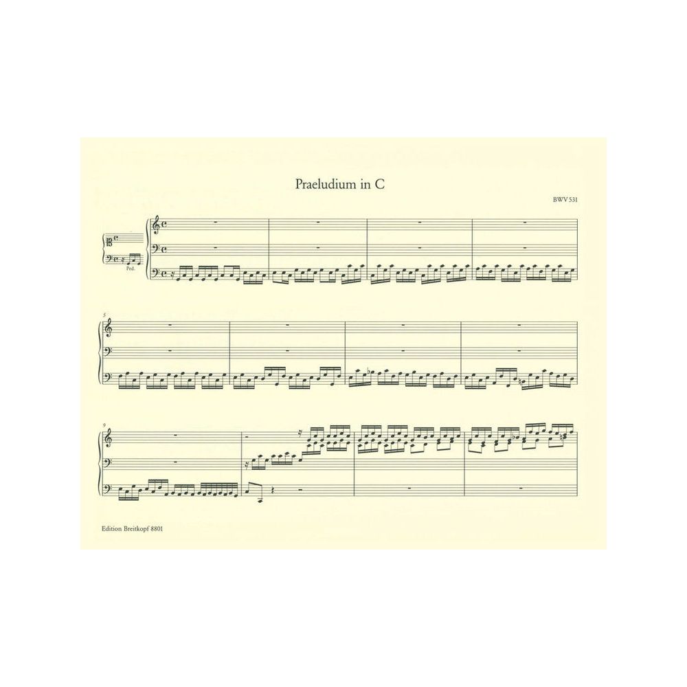 Breitkopf & Härtel Bach Sämtliche Orgelwerke 1 – Thomann Ireland