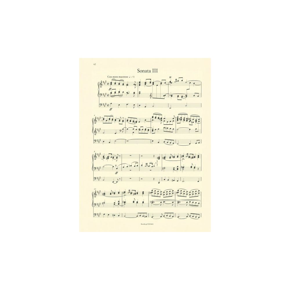 Breitkopf & Härtel Mendelssohn Orgelwerke 1 – Thomann Ireland
