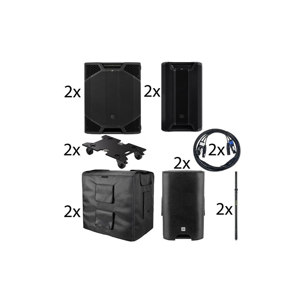 LD Systems ICOA Pro 12A/21A Power Set – Thomann Ireland