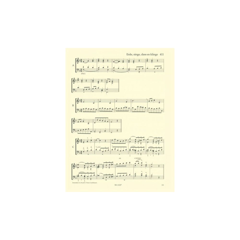 Bärenreiter Intonationen zum Gotteslob – Thomann Ireland