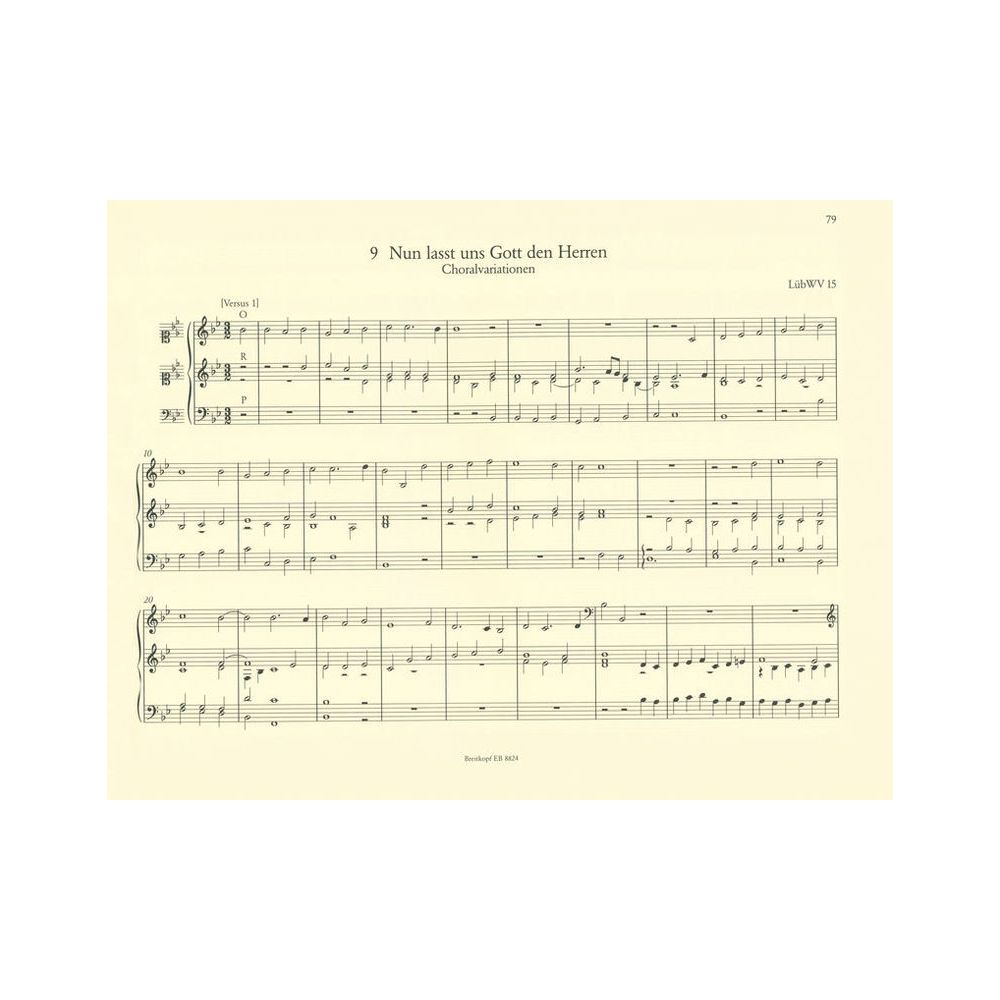 Breitkopf & Härtel Lübeck Sämtliche Orgelwerke – Thomann Ireland