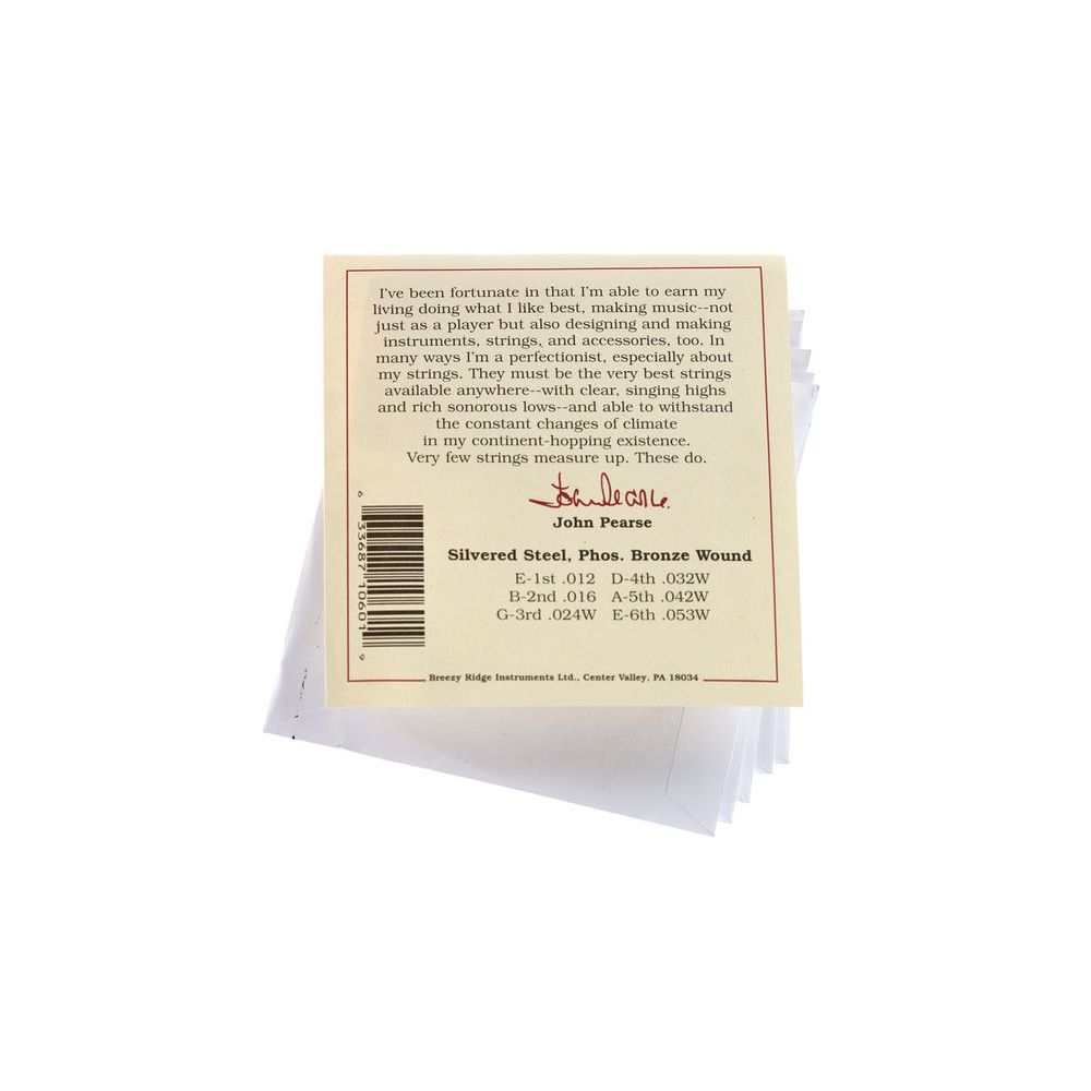 John Pearse 600L Phosphor Bronze – Thomann Ireland