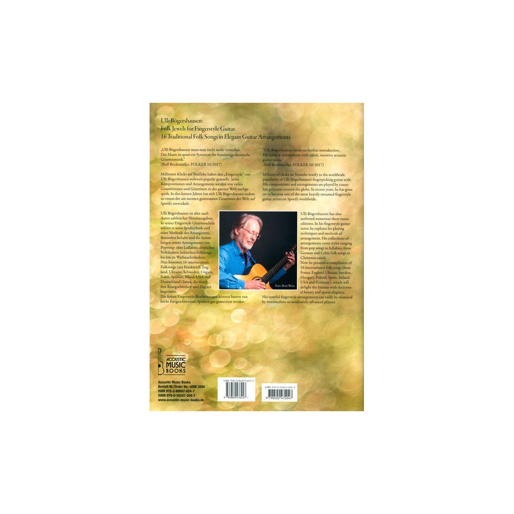 Acoustic Music Books Folk Jewels Fingerstyle Guitar – Thomann Ireland