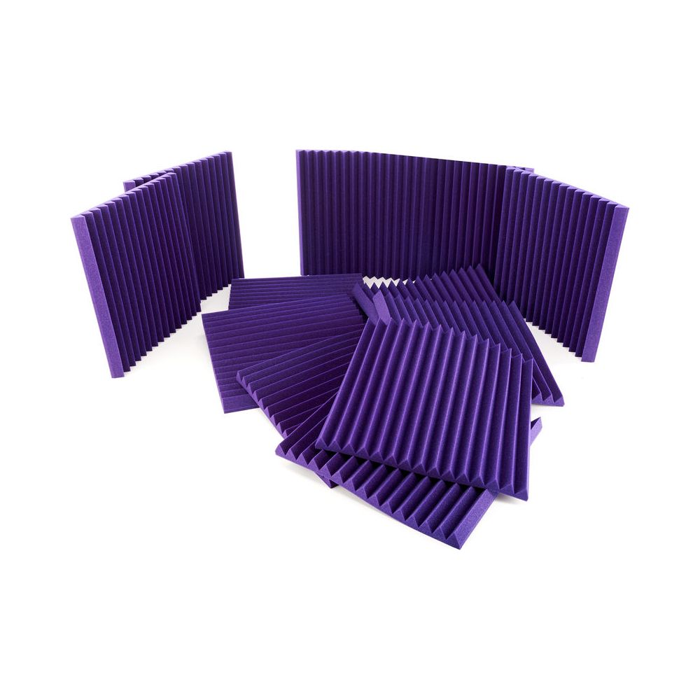 Auralex Acoustics 2" Studiofoam Wedges Purple – Thomann Ireland