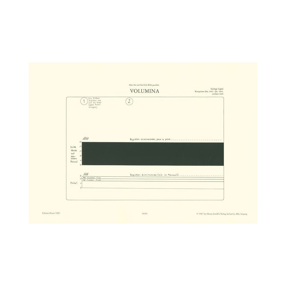 Edition Peters Ligeti Volumina – Thomann Ireland