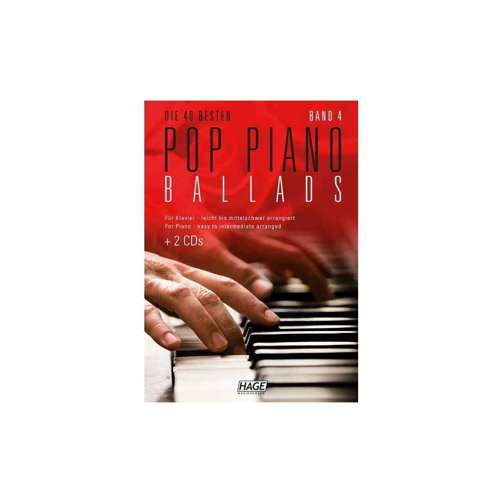 Hage Musikverlag Pop Piano Ballads 4 – Thomann Ireland